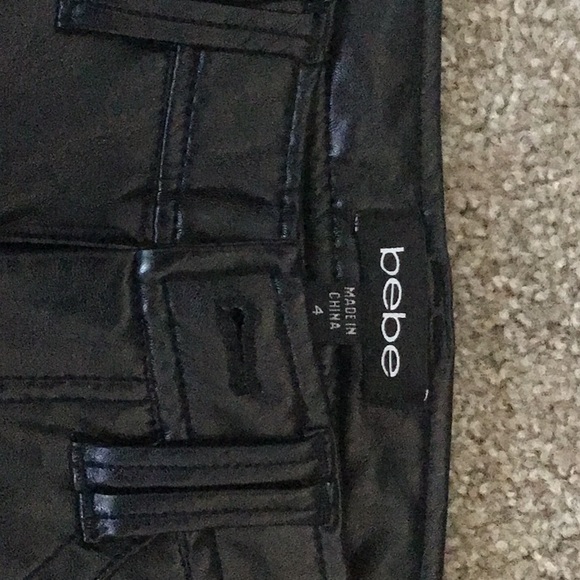 BeBe faux leather black pants - Picture 2 of 4